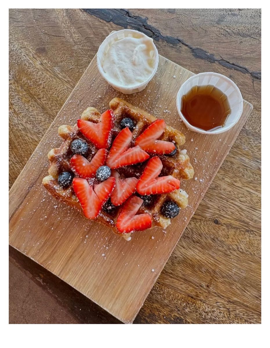 Waffle with Berries